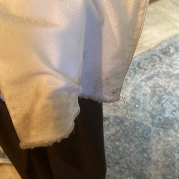 Black and white long elegant dress - Picture 4 of 6